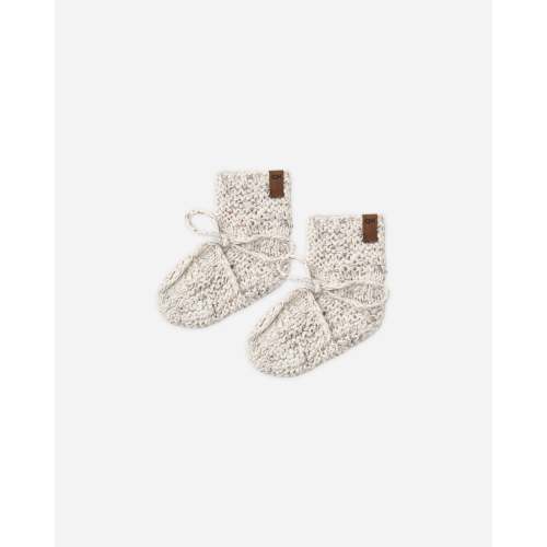 Knit Booties Natural Confetti – Quincy Mae