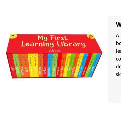 My First Complete Learning Library: Boxset of 20 Board Books Gift Set for Kids