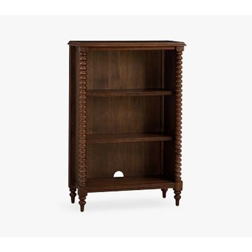 Chris Loves Julia Turned Wood 3-Shelf Bookcase, Heritage Walnut, UPS Delivery