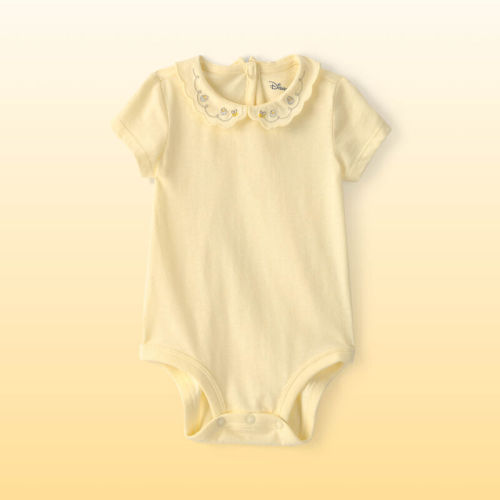 Baby Girl Disney© Winnie the Pooh Embroidered Scalloped Collar Bodysuit - Yellow | Carter’s Oshkosh Canada