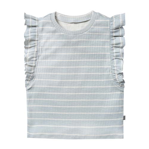 Modern Moments By Gerber Toddler Girl Organic Ruffled Sleeve Top, Sizes 12M-5T