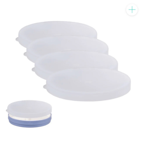 6.7" Porcelain Plate Silicone Lids