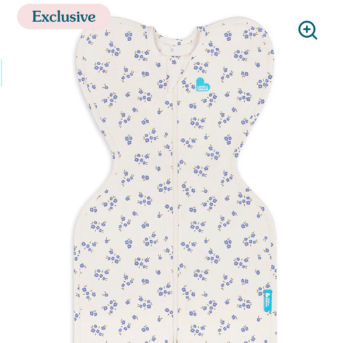 Swaddle Up™ 1.0 TOG Cotton Jacaranda Meadow