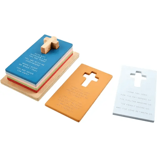 Mud Pie Prayer Stacker Puzzle, 5 3/4" x 3 1/2"