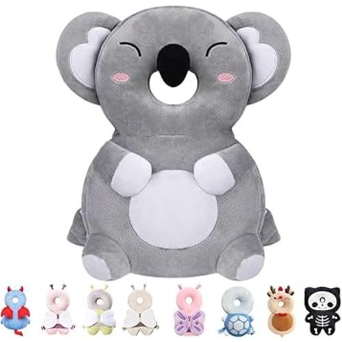 Baby Head Protector Backpack for Falling Crawling and Walking Toddler Essentials Harness Infant Koala Toys Helmets Baby Christmas Gifts Essentials Must Have Stuff Items for 0.5-2 Years