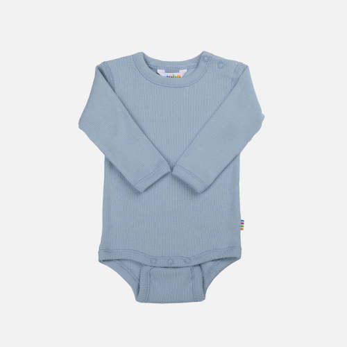 Baby & Kids Cotton Rib LS Body - Dusty Blue – MamaOwl