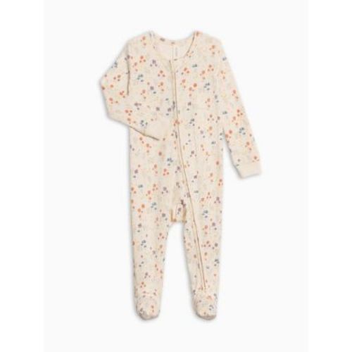 Colored Organics Peyton Zipper Sleeper - Margot Floral / Barn + Sea Margot Floral / Barn + Sea 3-6M