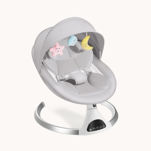 HARPPA Weddell Electric Baby Swing & Bouncer | Portable Infant Swing Chair with Remote Control – Automatic Rocker, Foldable Newborn Cradle, Indoor & Outdoor Use