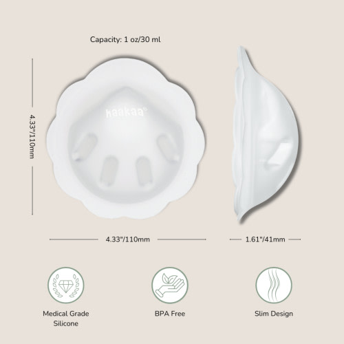 Petal Soft Silicone Milk Collectors