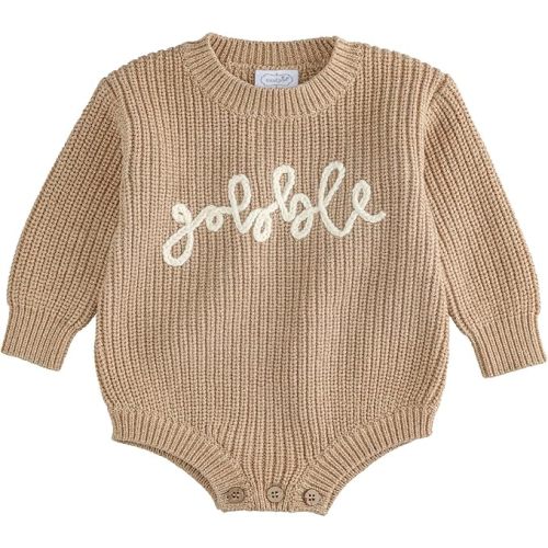 Mud Pie Boys' Mud Pie Kids Thanksgiving Gobble Sweater Bubble