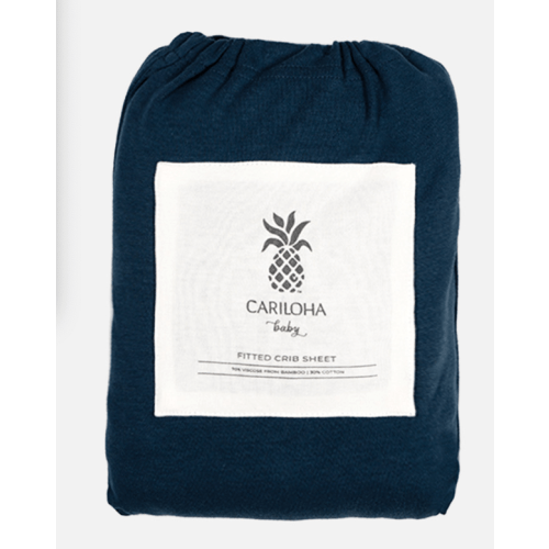 Bamboo Crib Sheets - Ocean Blue