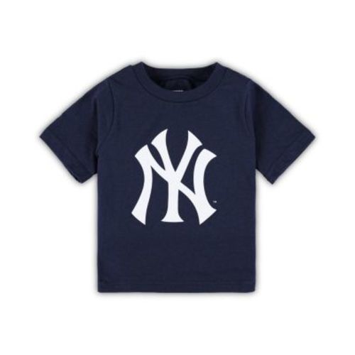 Infant Boys and Girls Navy New York Yankees Team Crew Primary Logo T-shirt