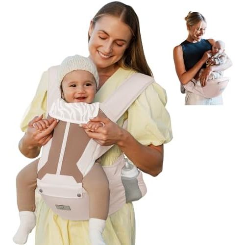 MOMTORY Portabebés 6 en 1 certificado de seguridad para recién nacidos