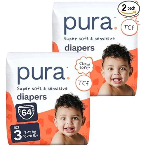 Pura Baby Diapers Size 3