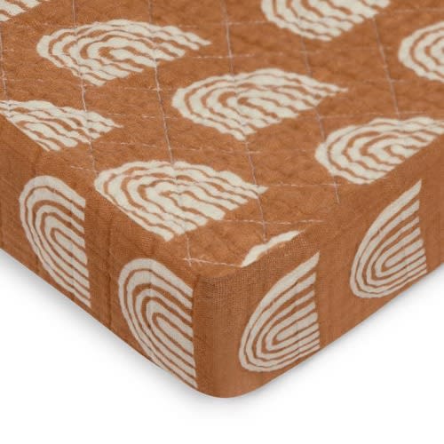 Quilted Muslin Changing Pad Cover