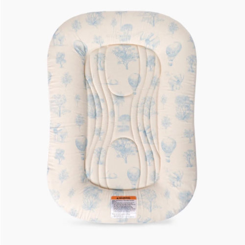 Infant Lounger Wave | Blue Toile