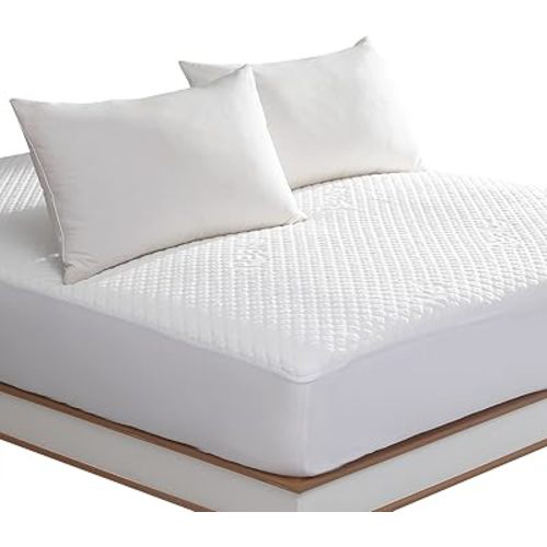 Twin Size Bed Waterproof Mattress Protector Fitted Mattress Pad Cover with Deep Pocket Up to 15''
