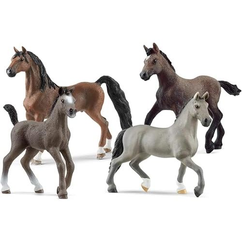 Schleich Horse Club - 4-Piece Hc Horse Collector Set Set - Kids 5+ | 77572