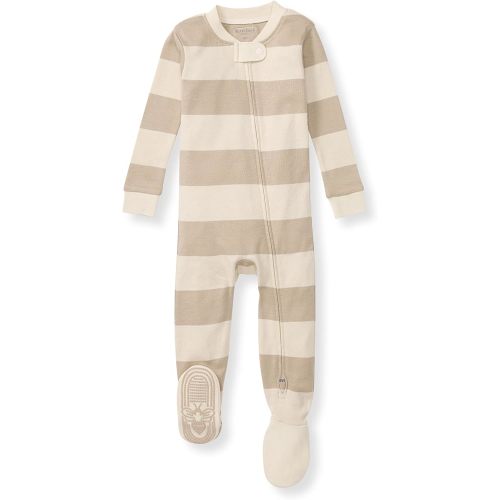Burt's Bees Baby baby-boys Sleeper Pjs, 100% Organic Cotton, One-piece Footie, Zip Up Jumpsuit, Snug Fit Pajamas