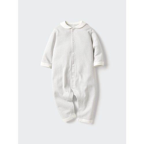 Baby Baby Ribbed One Piece Outfit | Long Sleeve | Striped | UNIQLO US