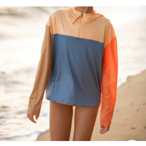 Girls Sandbar Quarter Zip Sun Hoodie