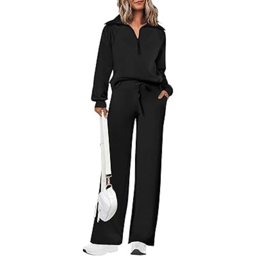 PRETTYGARDEN Women's 2 Piece Matching Lounge Set Sweatsuits
