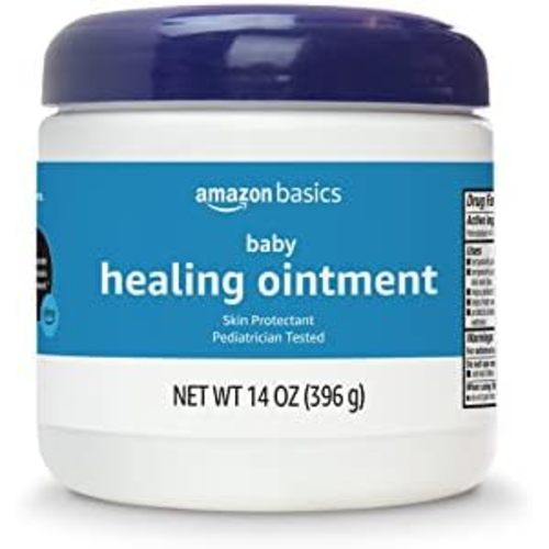 Amazon Basics Healing Ointment for Babies, Skin Protectant for Dry or Cracked Skin, Pediatrician Tested, 14 Ounce, 1-Pack (Previously Solimo)