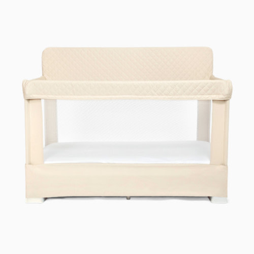 Lunaire Full-Size Mesh Crib & Playard - Organic Oat