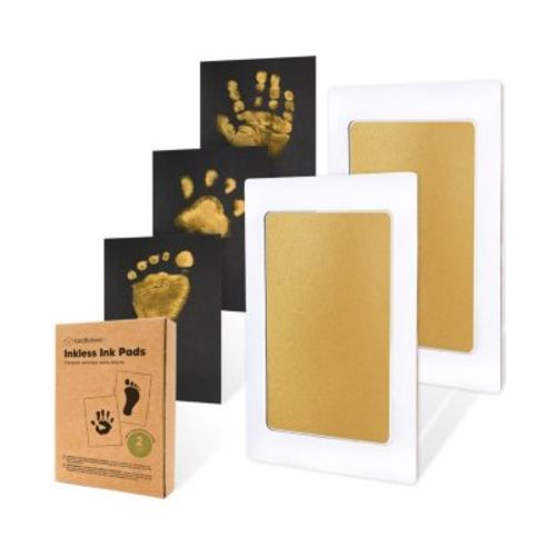 2pk Inkless Ink Pad for Baby Hand and Footprint Kit, Clean Touch Dog Paw, Dog Nose Print Kit, Baby & Pet Safe