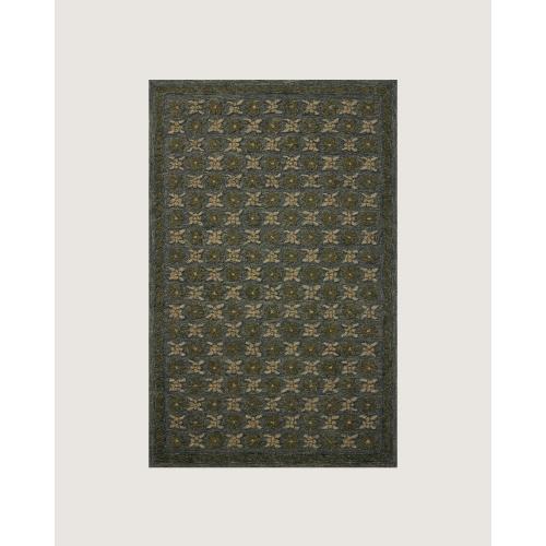 Forrest Hand-Tufted Wool Rug - Lagoon / Olive 6' 0" x 9' 0"