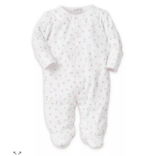 Girls' Garden Roses Print Footie - Baby