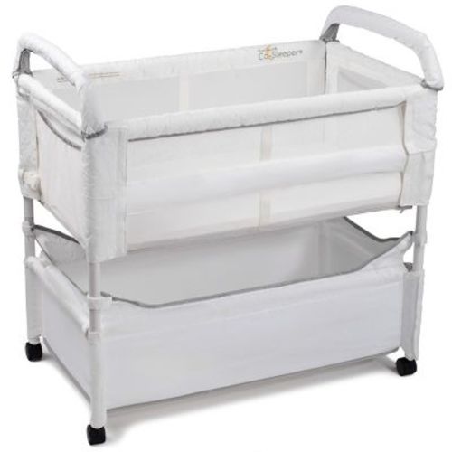 Arm's Reach Clear-Vue Co-Sleeper Bassinet - White