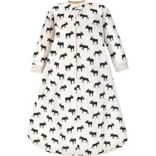 Hudson Baby Unisex Baby Premium Quilted Long Sleeve Sleeping Bag and Wearable Blanket