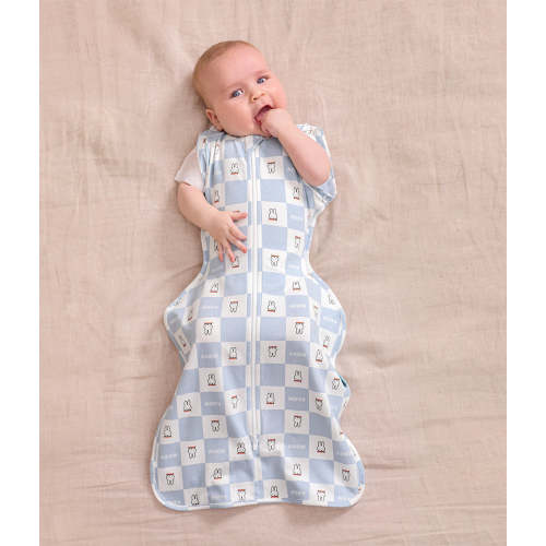 Swaddle Up™ 2-in-1 Transition Bag 1.0 TOG Cotton Blue Miffy Checker