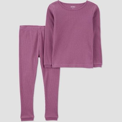 Carter's Just One You® Toddler 2pc Solid Long Sleeve Cotton T-Shirt & Pajama Set