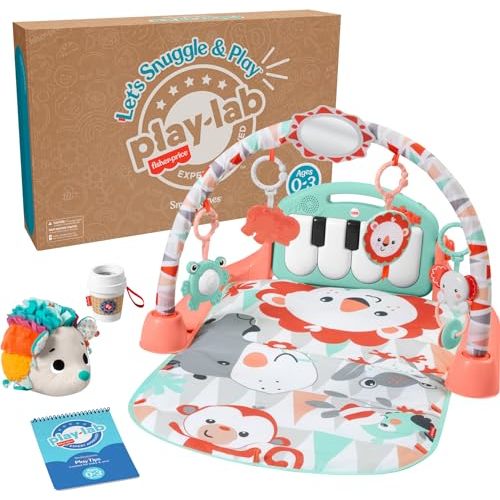 Fisher-Price Newborn Baby Kit Let’s Snuggle & Play Set, Developmental Toys with Activity Guide for Infants Ages 0+ Months
