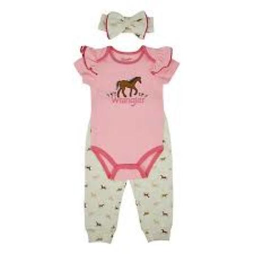 Wrangler Girls Pink Horse Jogger Set - Google Search
