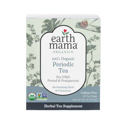 Earth Mama Organic Periodic Tea with Lady’s Mantle, Cinnamon & Ginger, 16 Tea Bags