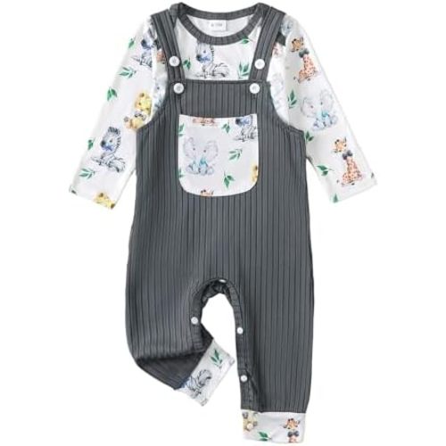 Baby Boy Clothes Fall Winter Newborn Boy Outfits 0 3 6 9 12 18 24 Months Overalls Infant Baby Boys Clothes