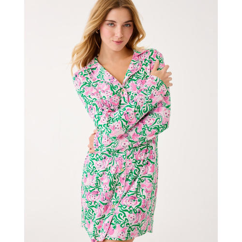 Brona Pajama Sleep Dress