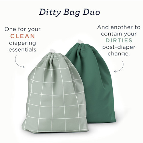 Waterproof Ditty Bag Wet Bags - Lattice Forest