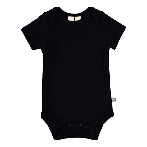 Kyte Baby Short Sleeve Bodysuit (Midnight) 3 - 6 Months