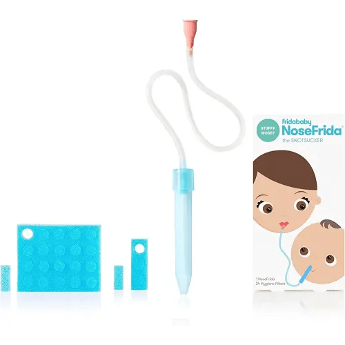 Baby Nasal Aspirator NoseFrida the Snotsucker with 24 Extra Hygiene Filters by Frida Baby