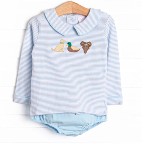 hunter applique stripe set