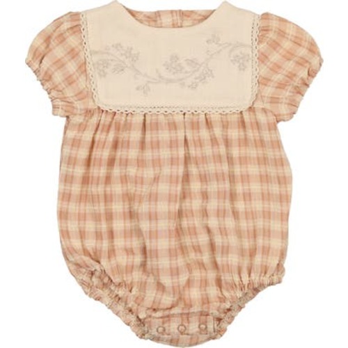 Print Cotton Knit Bubble Romper, 12M