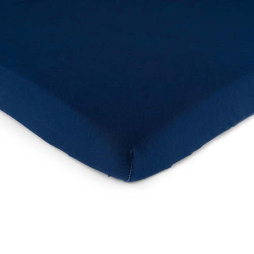 SheetWorld Fitted 100% Cotton Jersey Pack N Play Sheet Fits Graco Square Play Yard 36 x 36, Solid Navy