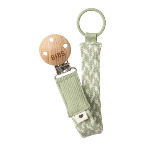 BIBS Pacifier clip - Sage/Ivory