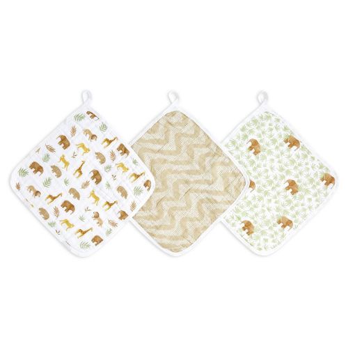 aden + anais essentials 3-pk Cotton Muslin Washcloths
