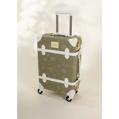 Vegan Leather Carry-On Suitcase - Travel