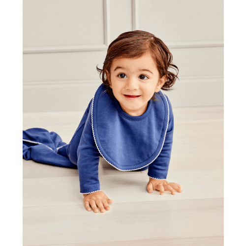 Navy Kissy Basics Bib